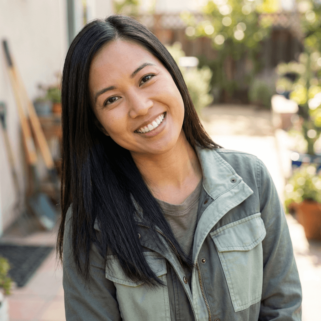 Rachel Nguyen, inventory controller, at a computer with inventory software