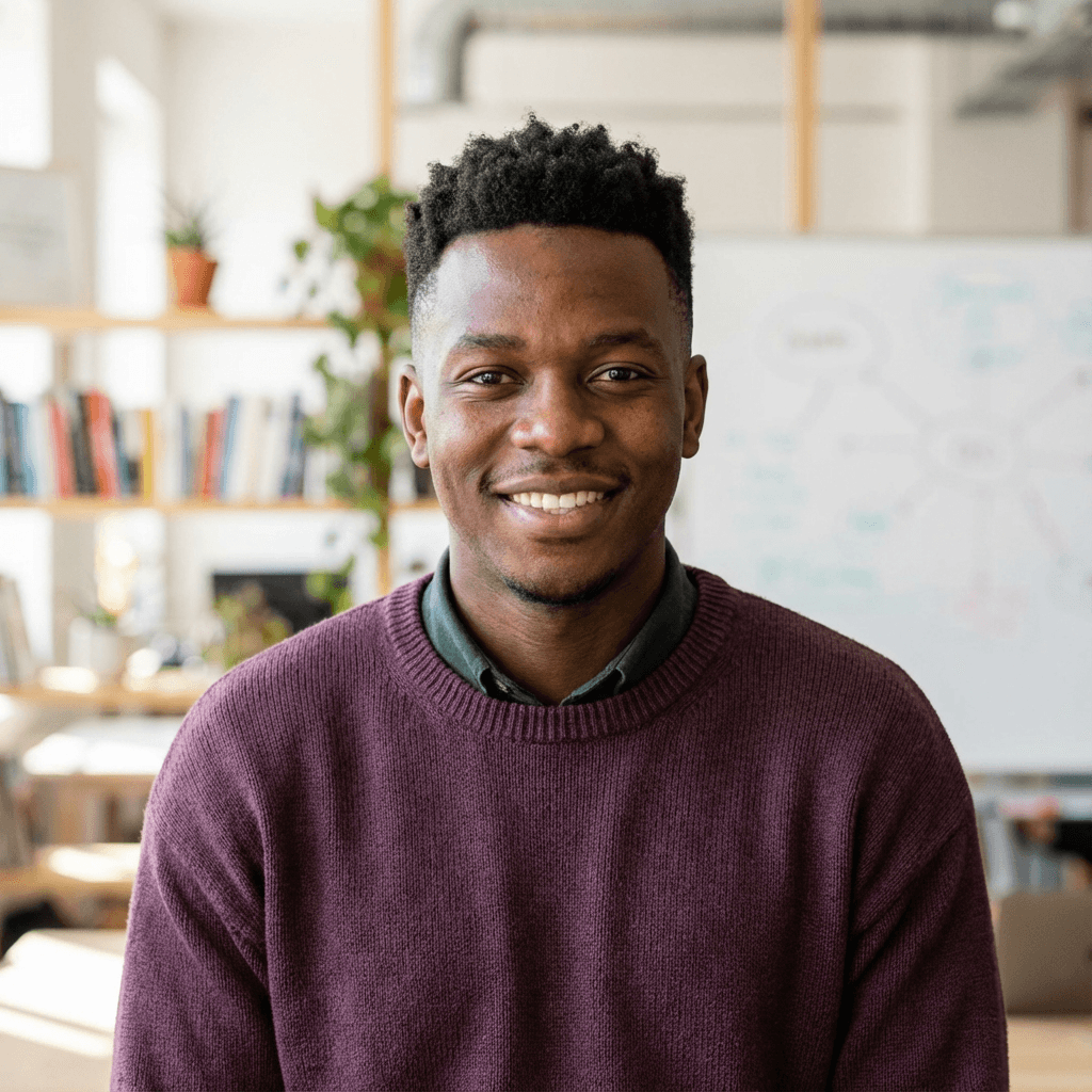 Daniel Osei, warehouse coordinator, professional headshot
